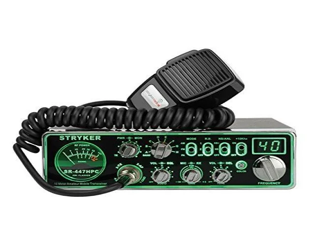 STRYKER STRYKER AM/FM 10M Two-Way Radio 7 Color LED Backlit Face Plate 90 Watts Peak Output Power — product photo