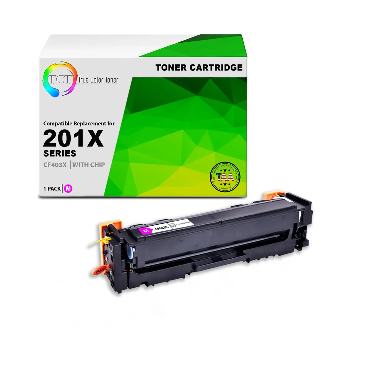 True Color Toner True Color Toner CF403X Magenta High Yield toner cartridge 2300 pages — product photo