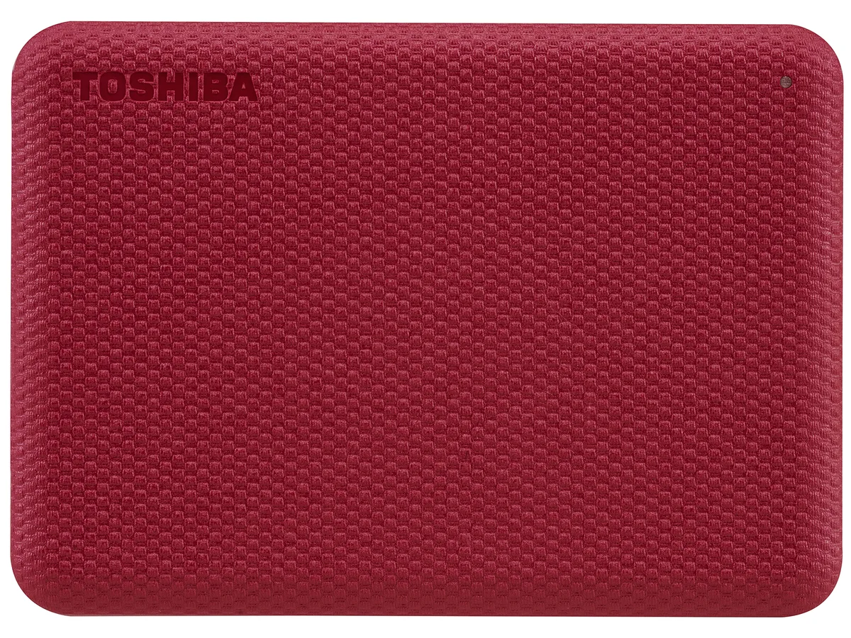 Toshiba Toshiba HDTCA20XR3AA 2TB portable hard drive USB 3.0 red — product photo