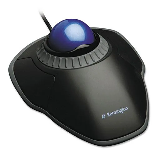 Kensington Kensington Orbit Trackball with Scroll Ring, Two Buttons, Black — product photo