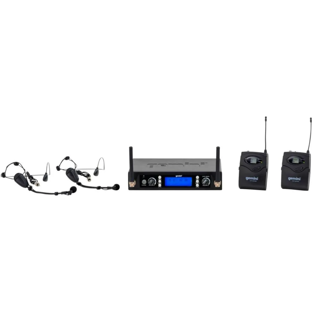 Gemini Gemini UHF-6200HL Dual Headset Lavalier Wireless System — product photo