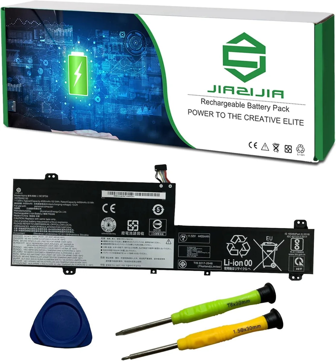 BFKK BFKK L19C3PD6 11.52V 52.5Wh laptop battery — product photo