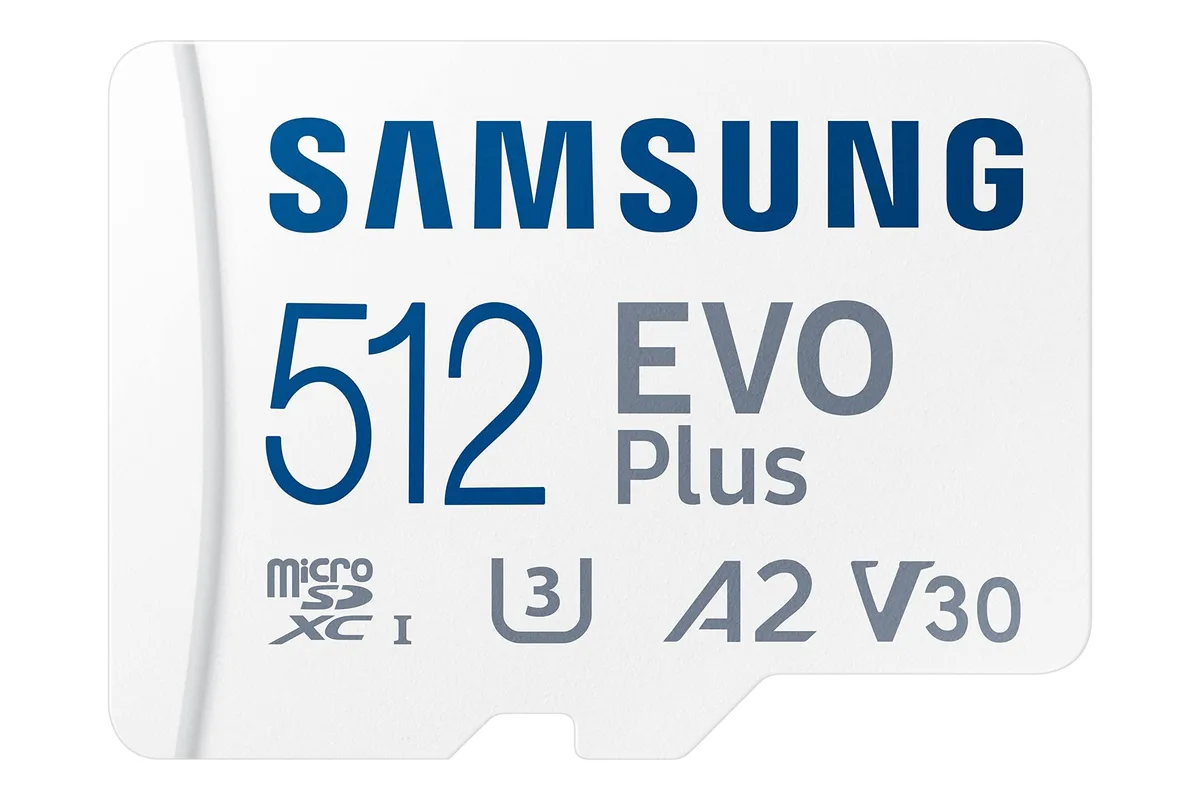 SAMSUNG SAMSUNG EVO Plus 512GB Micro SDXC w/ SD Adaptor 130MB/s — product photo