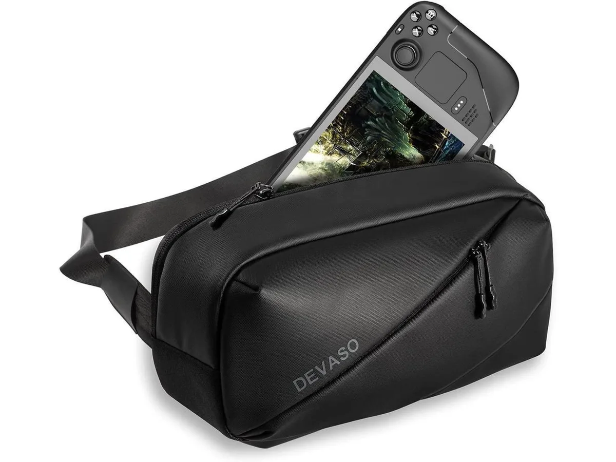 BONAEVER BONAEVER protective shoulder bag for Steam Deck with pockets — product photo