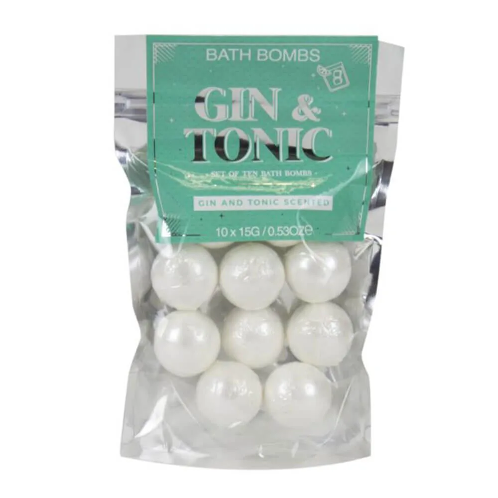 Gift Republic Gift Republic Gin & Tonic Bath Bombs 10 Pack — product photo