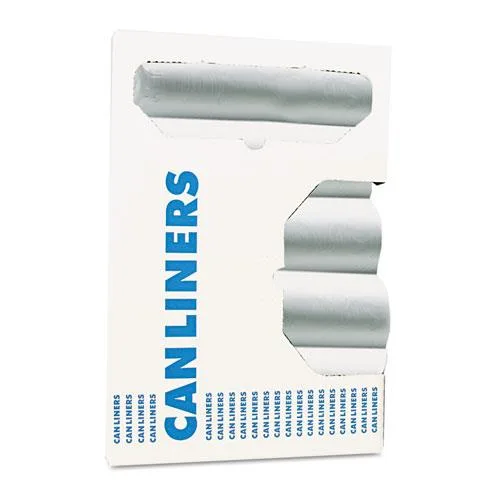 Boardwalk Boardwalk HDPE Waste Can Liners 40-45gal 40x46 13mic Natural 25/Roll 10 Rolls — product photo