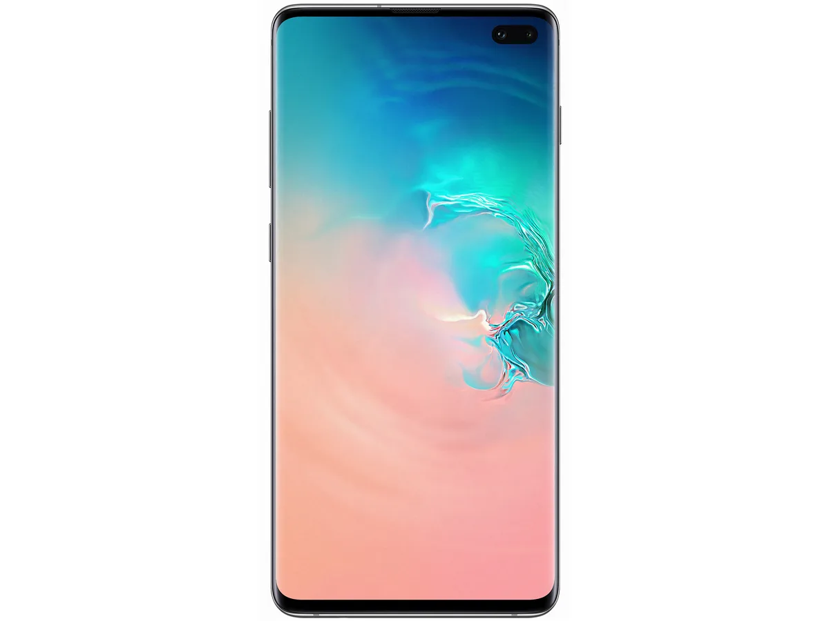 SAMSUNG SAMSUNG Galaxy S10+ 6.4" Prism White 128GB 8GB RAM cell phones - unlocked — product photo