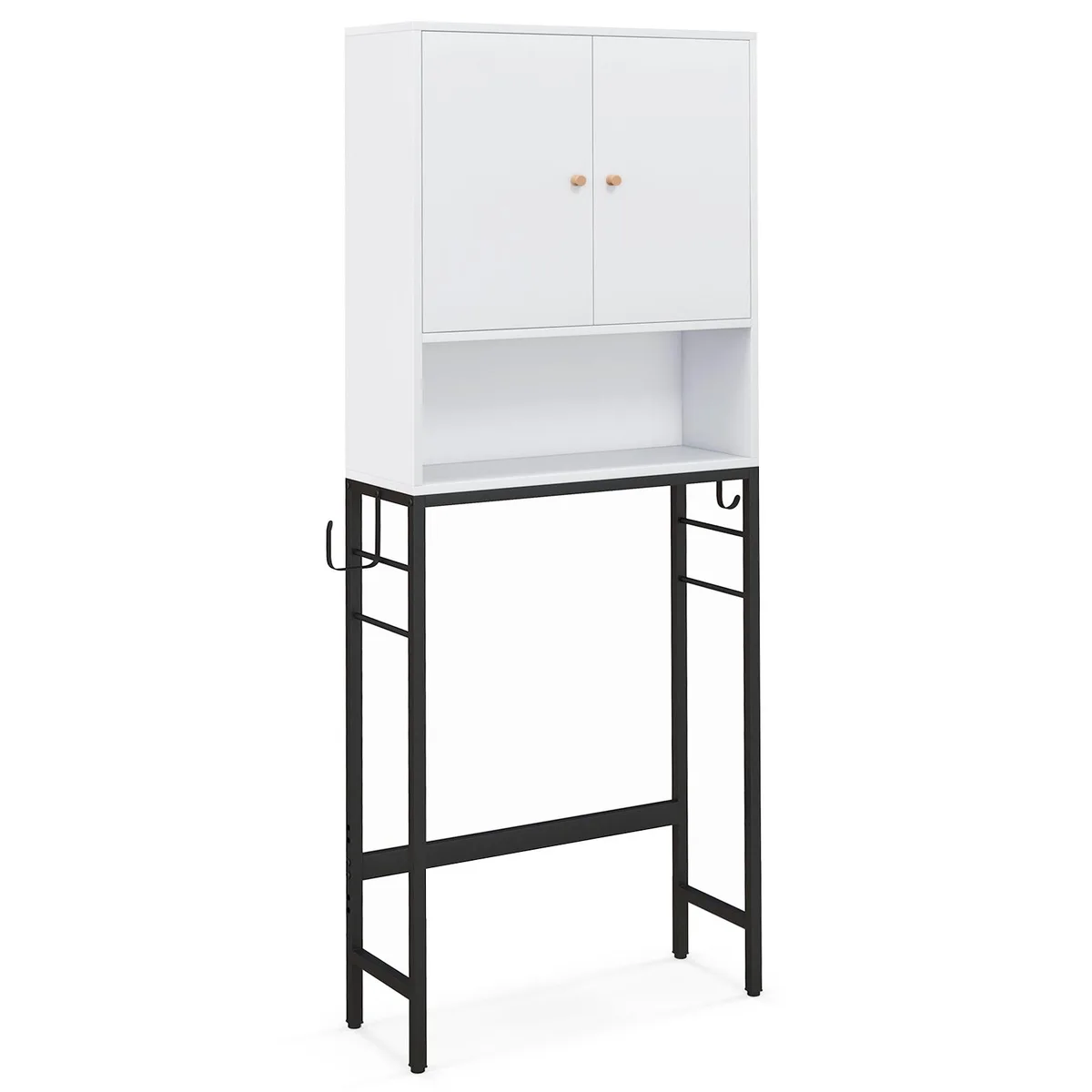 SlickBlue SlickBlue Over Toilet Bath Storage White 25" W 62.5" H — product photo