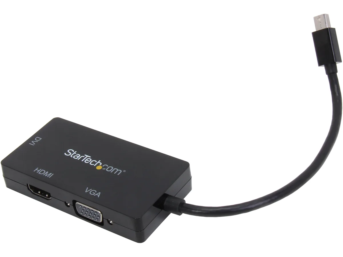 STARTECH STARTECH MDP2VGDVHD Mini DisplayPort to HDMI VGA DVI audio video converter — product photo
