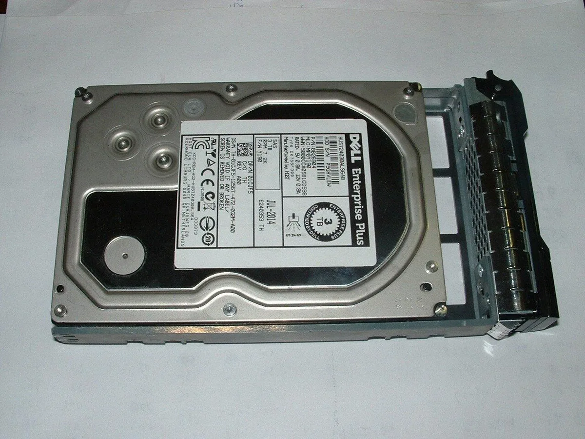 DELL DELL 1CJF5 3TB 7200RPM 3.5" SAS internal hard drive — product photo