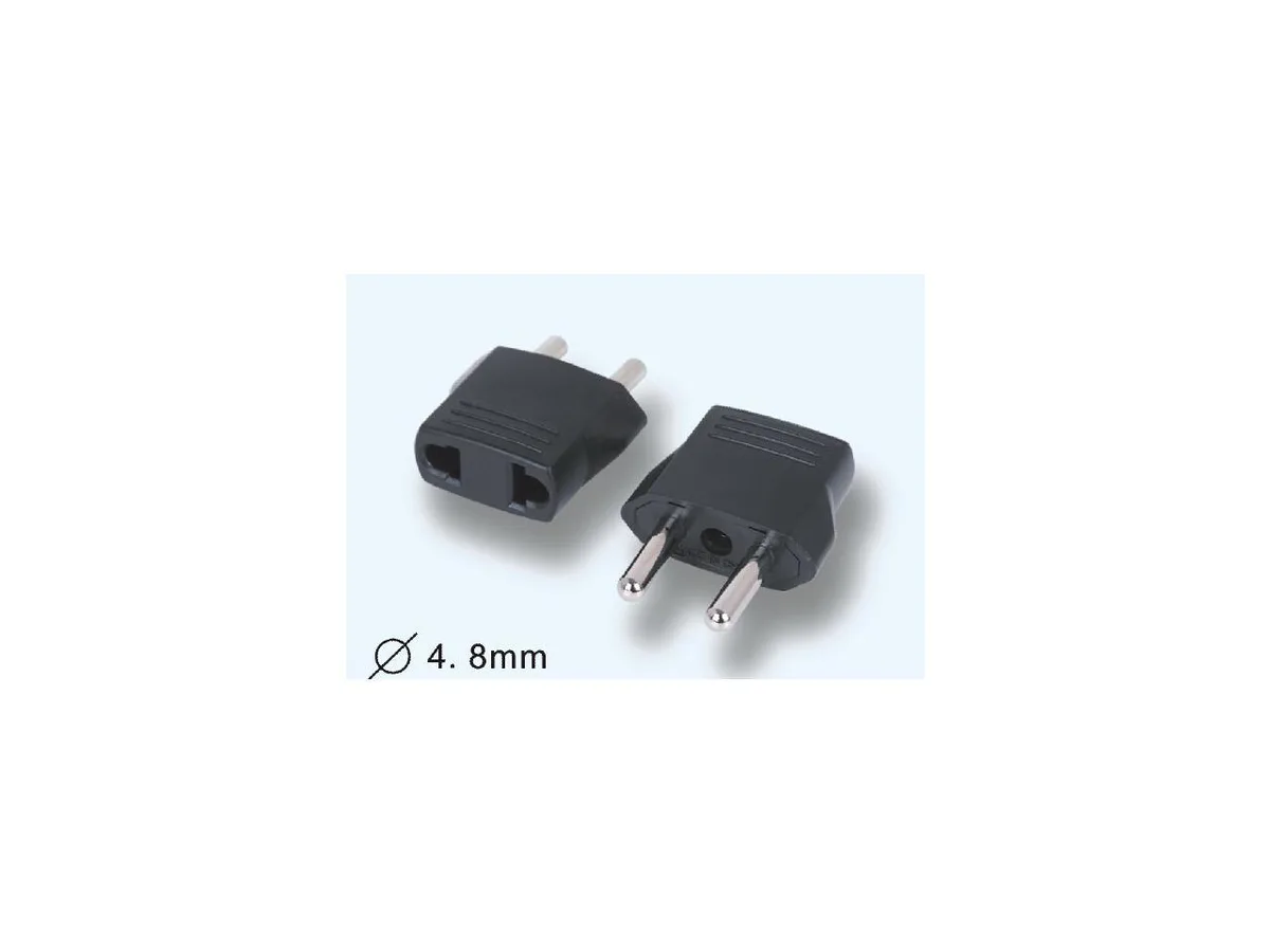 Aa Pub Aa Pub US to EU Travel Power Adapter 2-pack 125-250V 6A copper — product photo