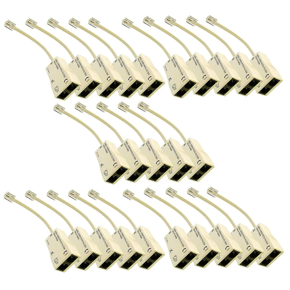 iMBAPrice iMBAPrice In-line DSL Splitter with Noise Filter Pack of 25 — product photo