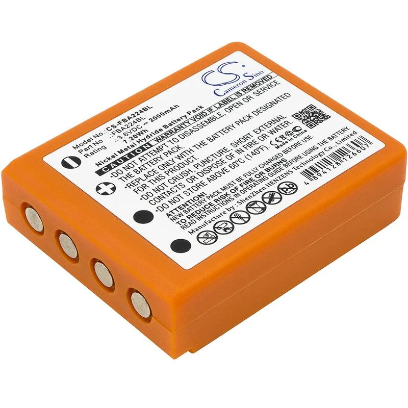 Estry Estry standard battery 3.6V 2000mAh for HBC Radiomatic Patrol D Vector Pro BA223030 BA223000 FUB6 — product photo