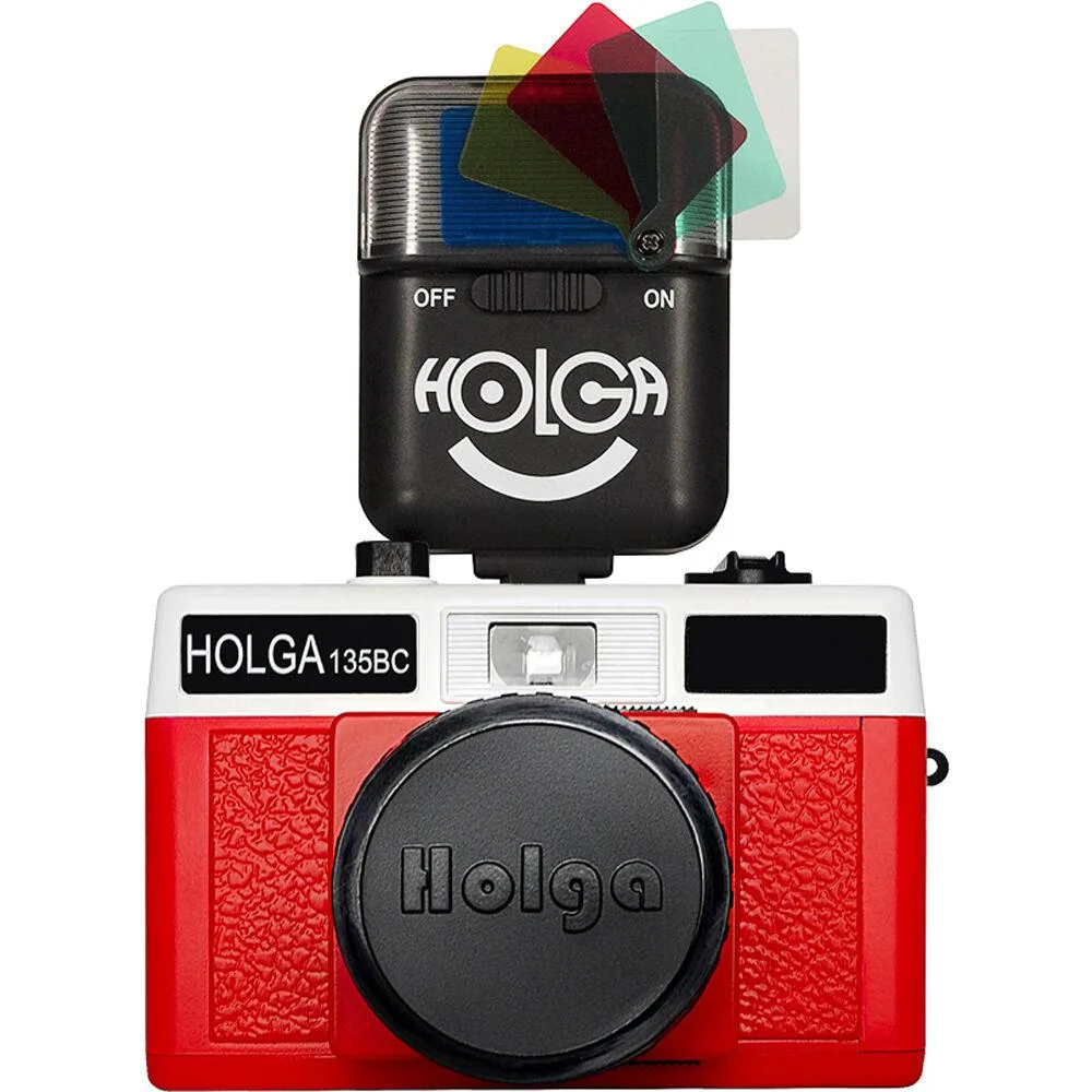 Holga LTD. Holga LTD. 135BC 35mm Bent Corners Film Camera with 12MCF Flash — product photo