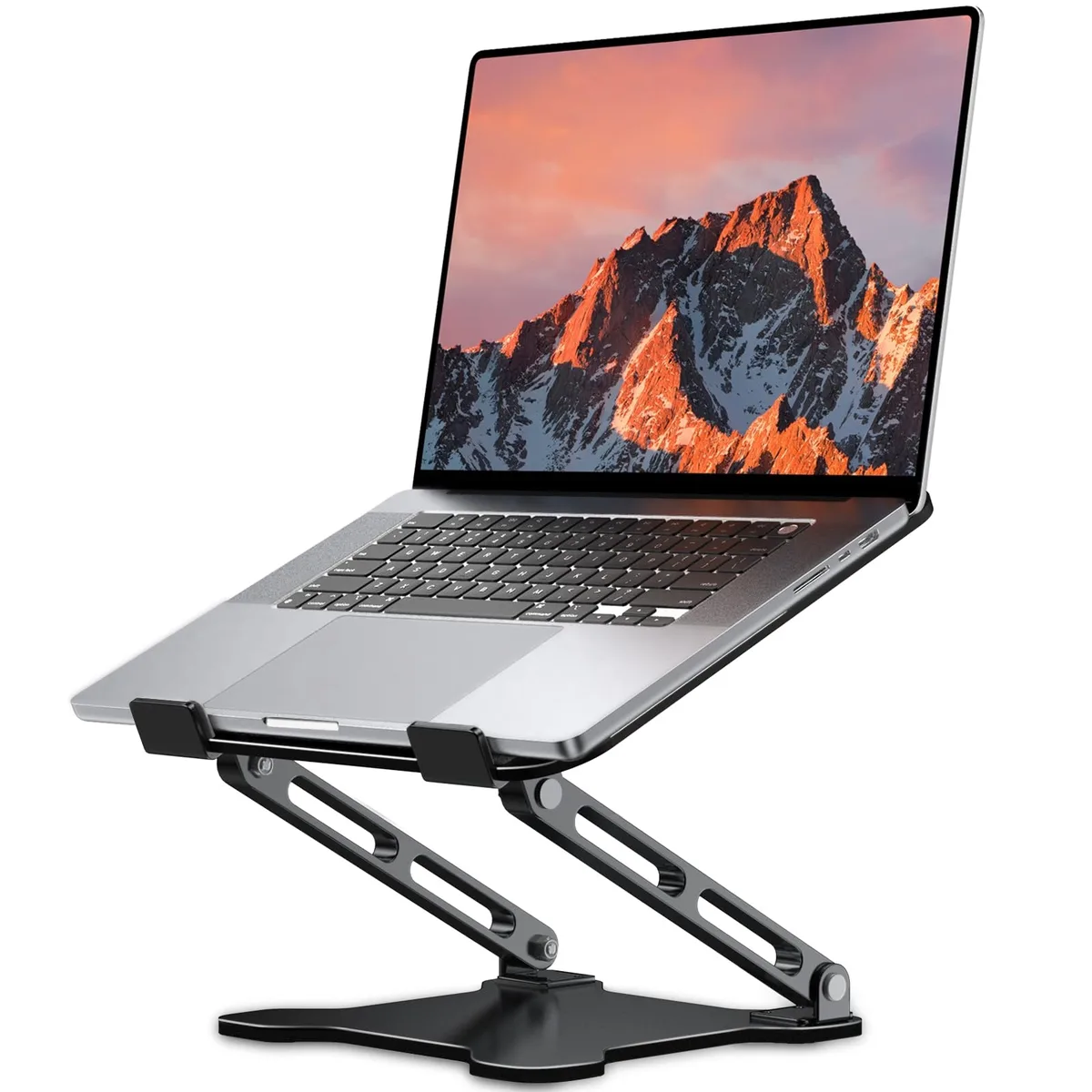  LOXP NH02B Adjustable Laptop Stand Black 15.6 inch — product photo