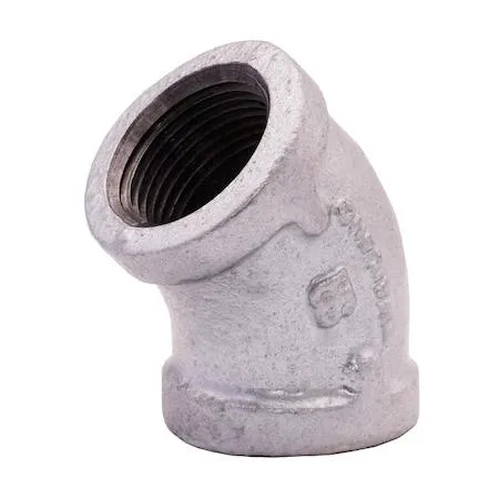 Legend Valve Legend Valve 352-028 2" Galvanized 45° Elbow FNPT x FNPT — product photo