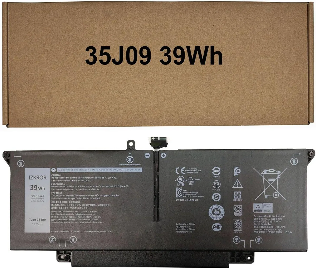 NShi NShi 35J09 laptop battery 39Wh 3255mAh 11.4V for Dell Latitude 7310 7410 — product photo