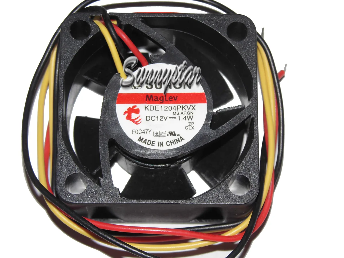 SunnyStar Co., Ltd SunnyStar Co., Ltd KDE1204PKVX MS.AF.GN 40x20mm 12V 1.4W 3-wire case fan — product photo