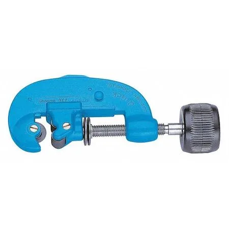 Blue zinc pipe cutter 11 in with contoured steel handle