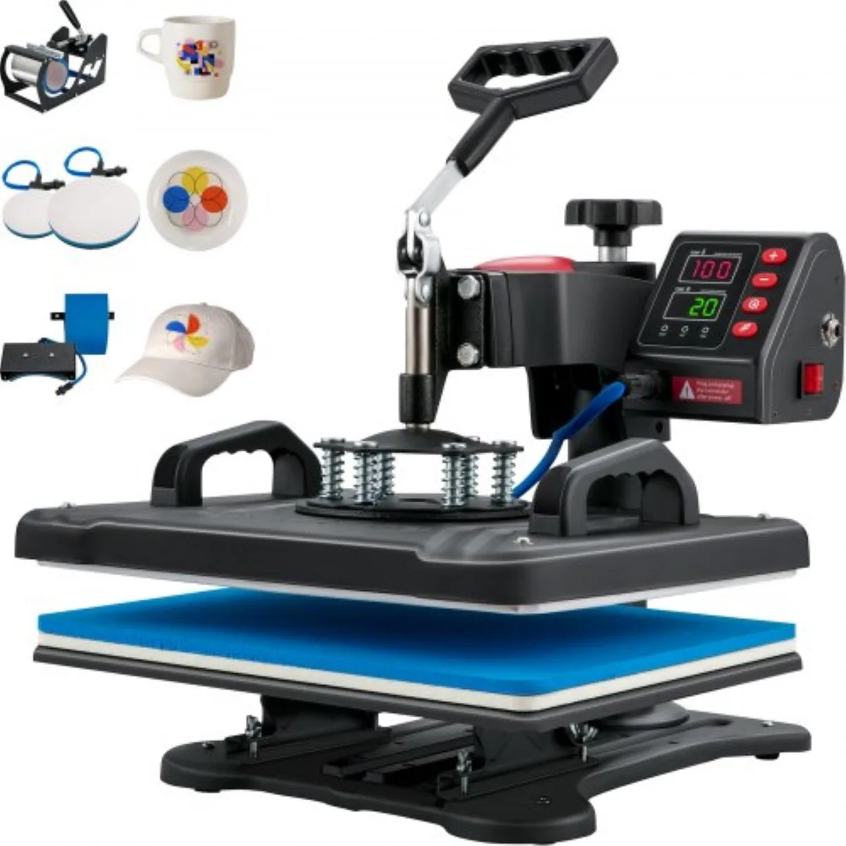 VEVOR VEVOR TL-FY8001 5-in-1 Heat Press 12x15 in 900W — product photo