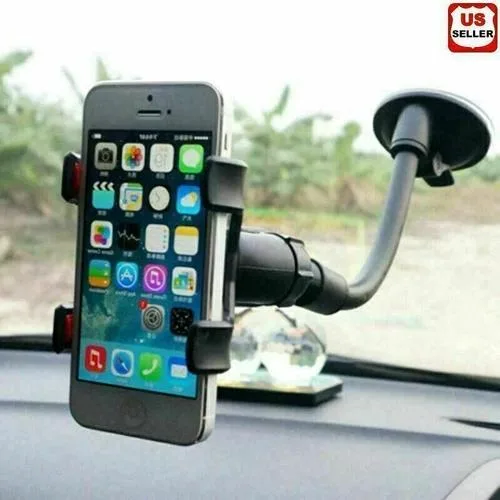 NShi NShi 360° Car Windshield Phone Mount 90 mm Clamp — product photo