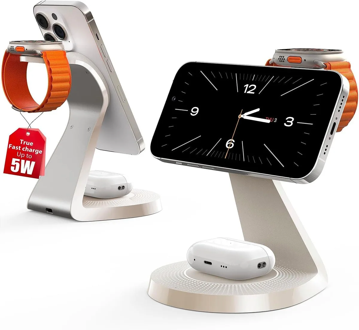 FLEANE FLEANE 3-in-1 Wireless Charger iPhone 12-16 AirPods iWatch — product photo