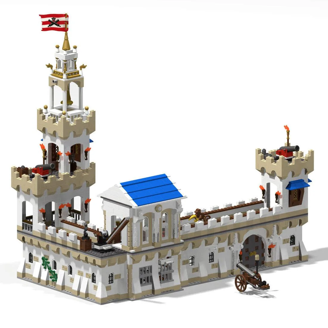 ZITIANYOUBUILD ZITIANYOUBUILD MOC-109026 Medieval Fortress 4246 Parts — product photo