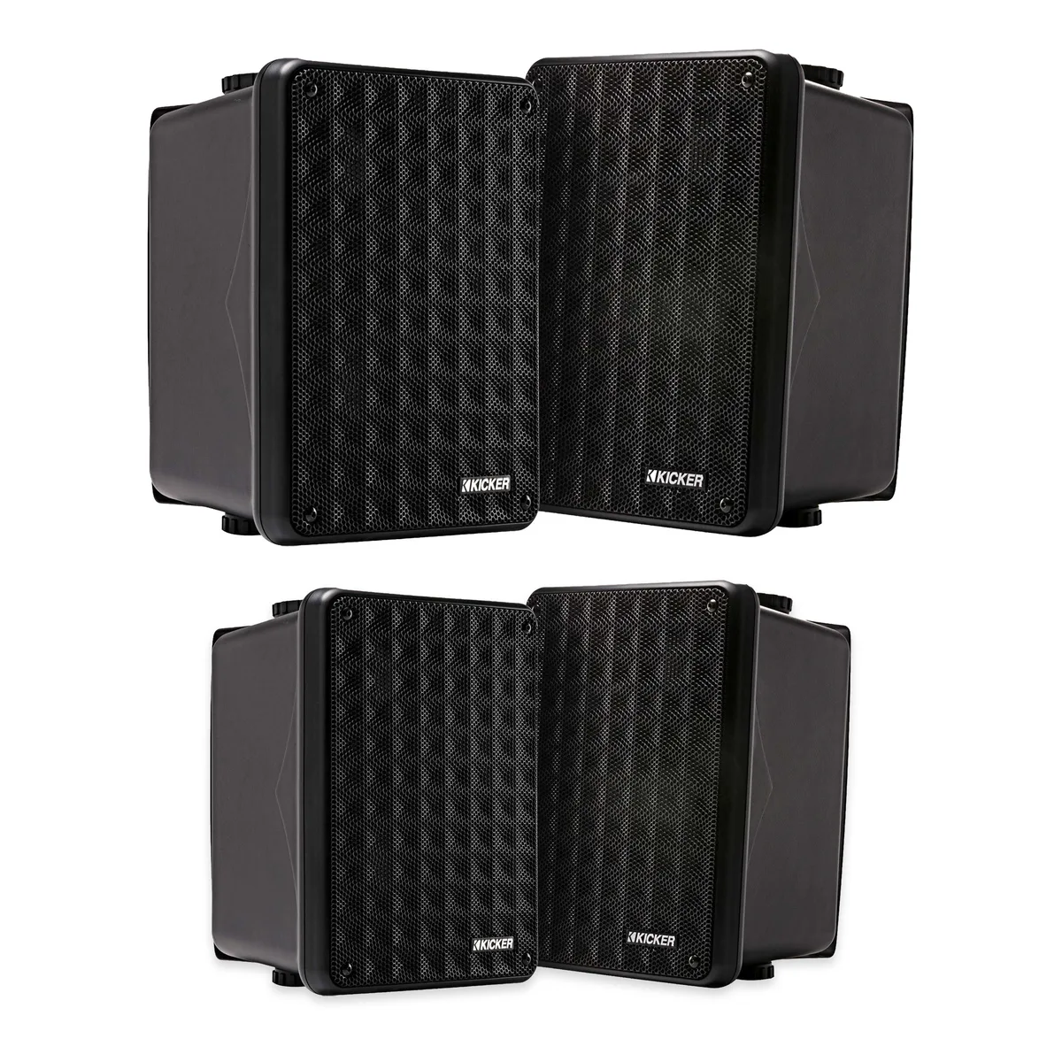 KICKER KICKER KB6B 2-Way Indoor Outdoor Speakers 2 Pair — product photo