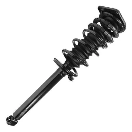 Unity 15030 rear strut assembly silver metal coil spring and mount