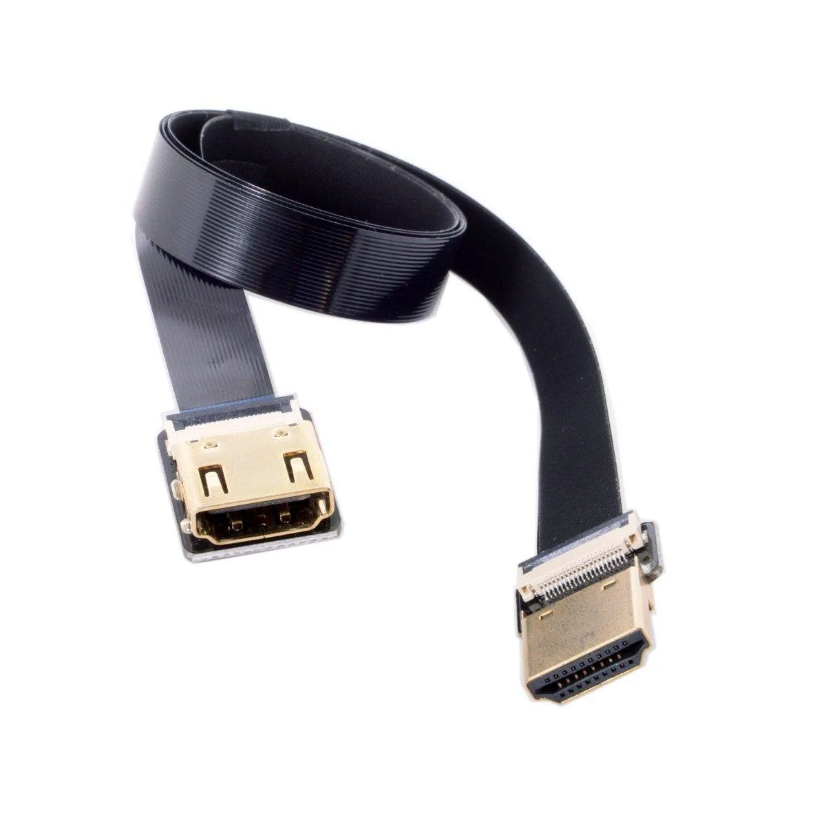 Fervit Fervit HDMI Type-A Male to Female FPC Flat Cable 20cm — product photo