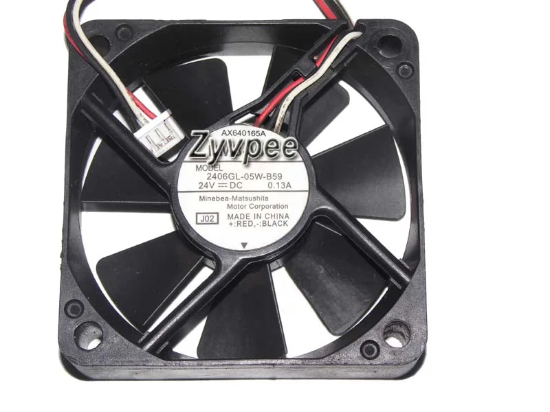 Zyvpee Zyvpee 2406GL-05W-B59 J03 60x15mm 24V 0.13A 3-pin inverter case fan — product photo