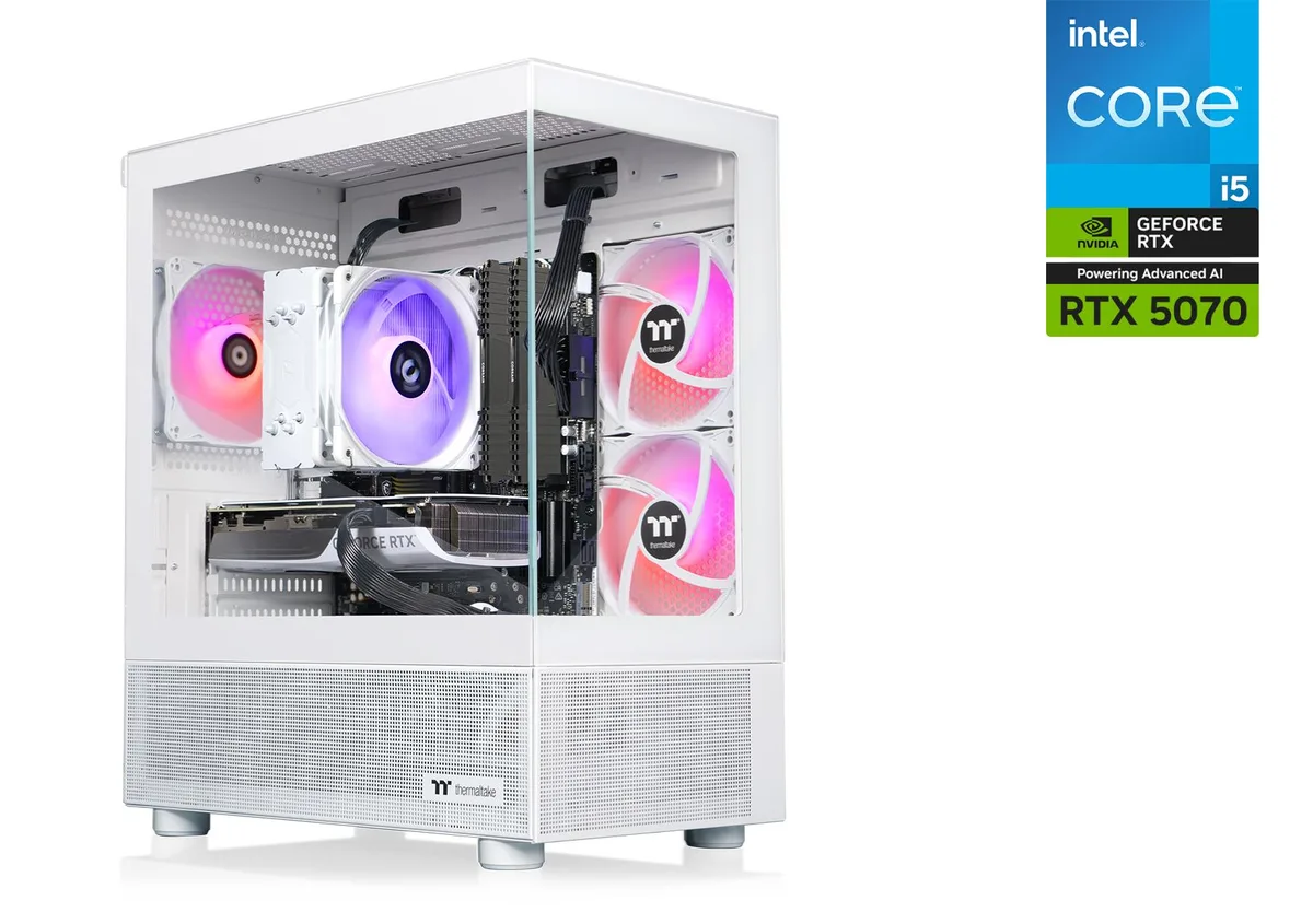 Thermaltake Thermaltake N17S-B76R-570-LCS gaming PC i5-14400F RTX 5070 32GB DDR4 1TB NVMe — product photo