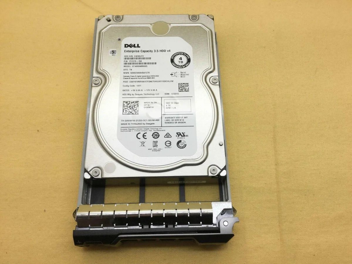 DELL DELL ST4000NM0005 4TB SAS 3.5in 7200RPM accessory — product photo