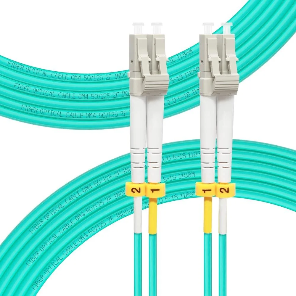 AOSU AOSU OM4 LC-LC Duplex Fibre Optic Cable 8 m 4-pack — product photo
