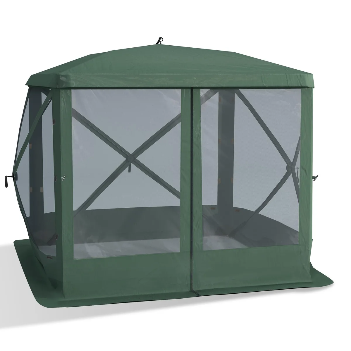 tuphen tuphen Green Trellis 7.1'L x 7.1'W x 6.9'H 210D Polyester — product photo