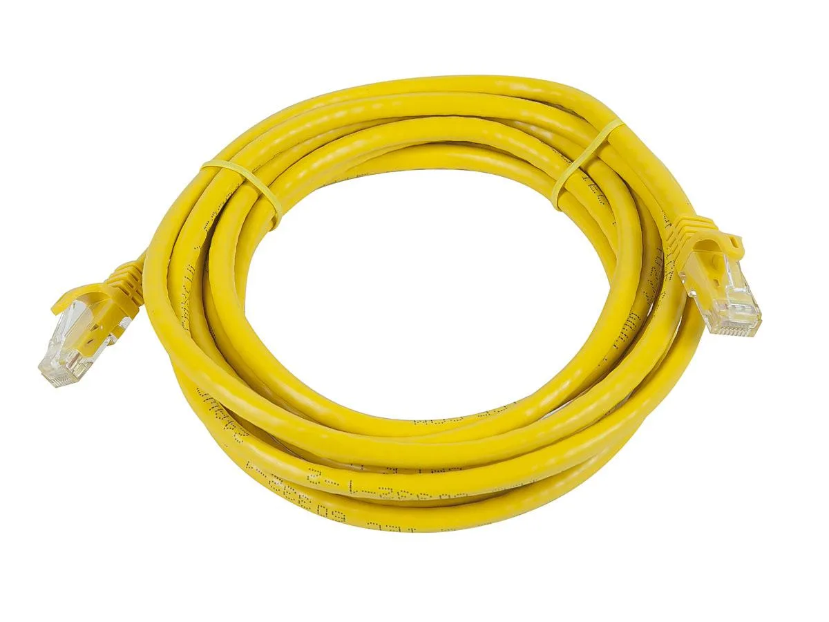 Monoprice Inc. Monoprice 111244 Cat5e Ethernet Patch Cable 10 Feet Yellow — product photo
