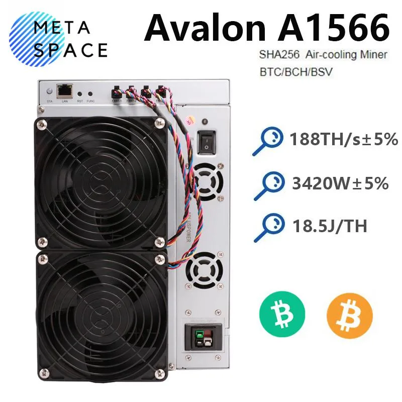AFRNDK AFRNDK Avalon A1566 188TH/s 3240W SHA-256 mining hardware — product photo