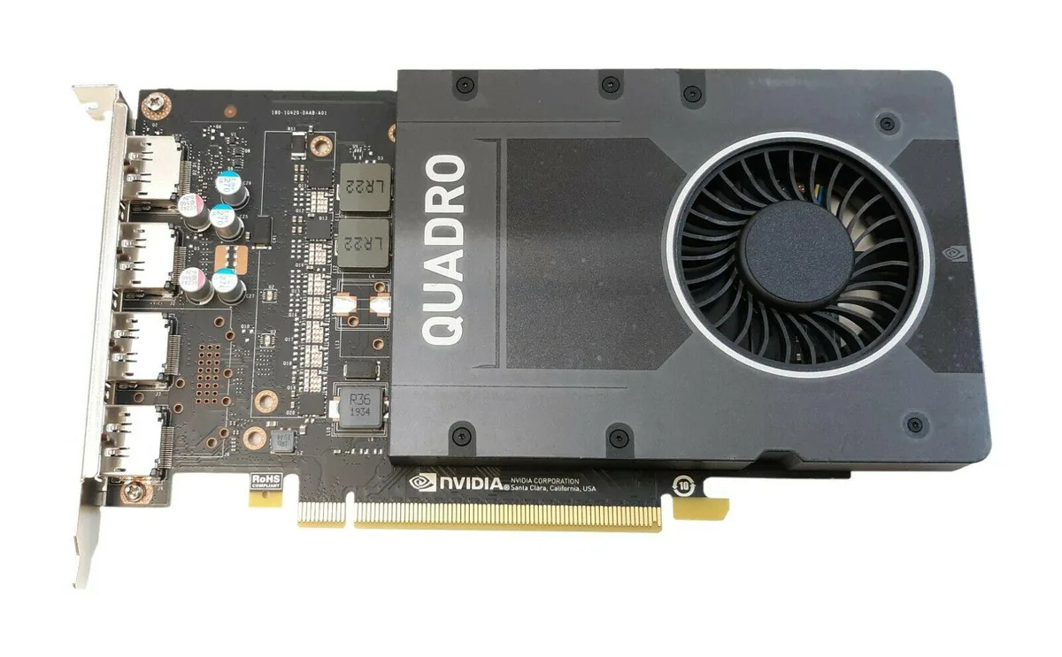 DELL DELL 5.1 Quadro P2200 5GB GDDR5X workstation graphics card — product photo