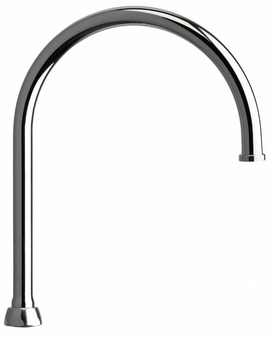 CHICAGO FAUCET COMPANY CHICAGO FAUCET COMPANY Gooseneck Spout Assembly 8 In 895 bath hardware — product photo