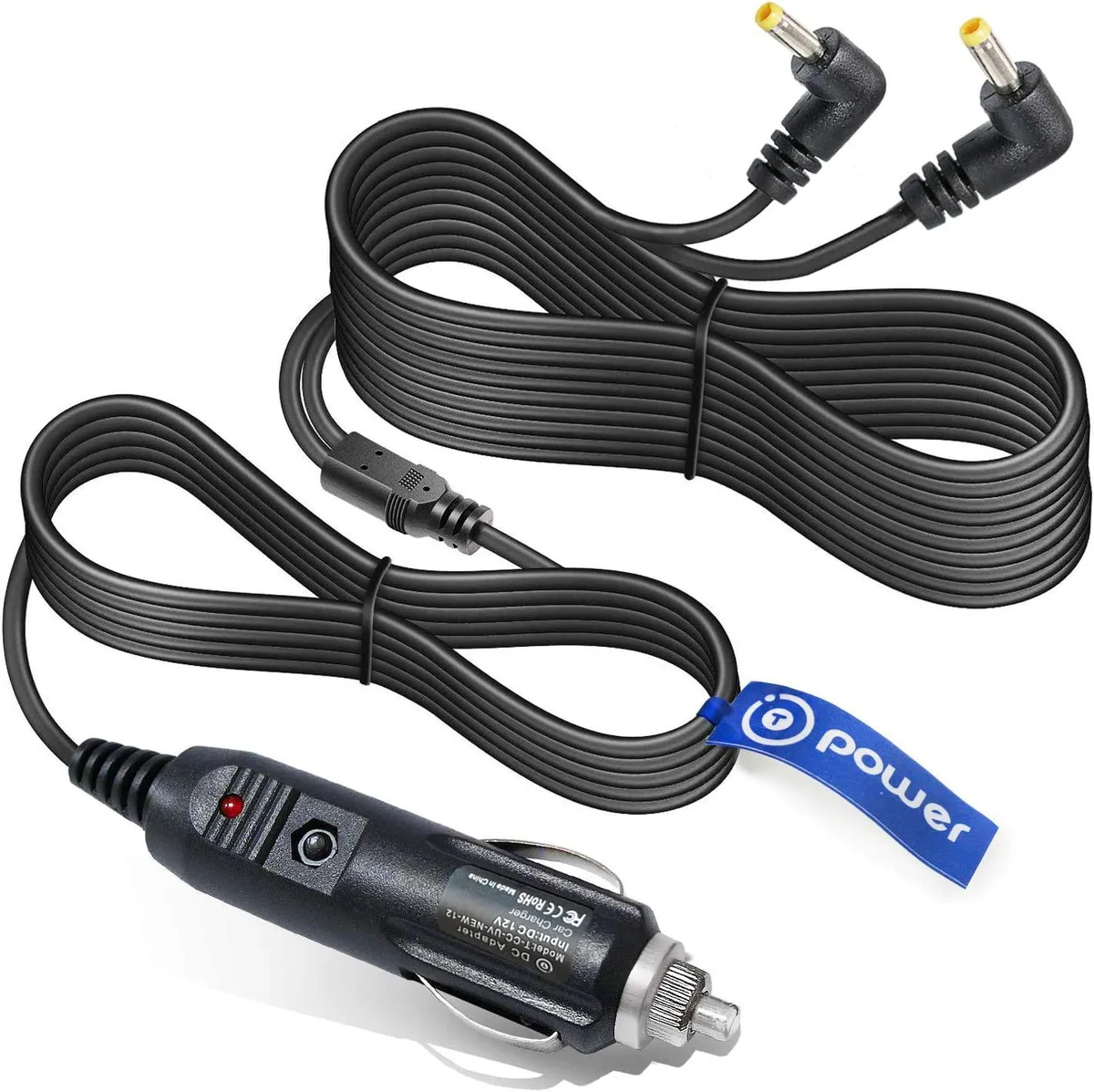 BFKK BFKK Dual Screen Car Charger AC DC Adapter Car Electronics Accessory — product photo