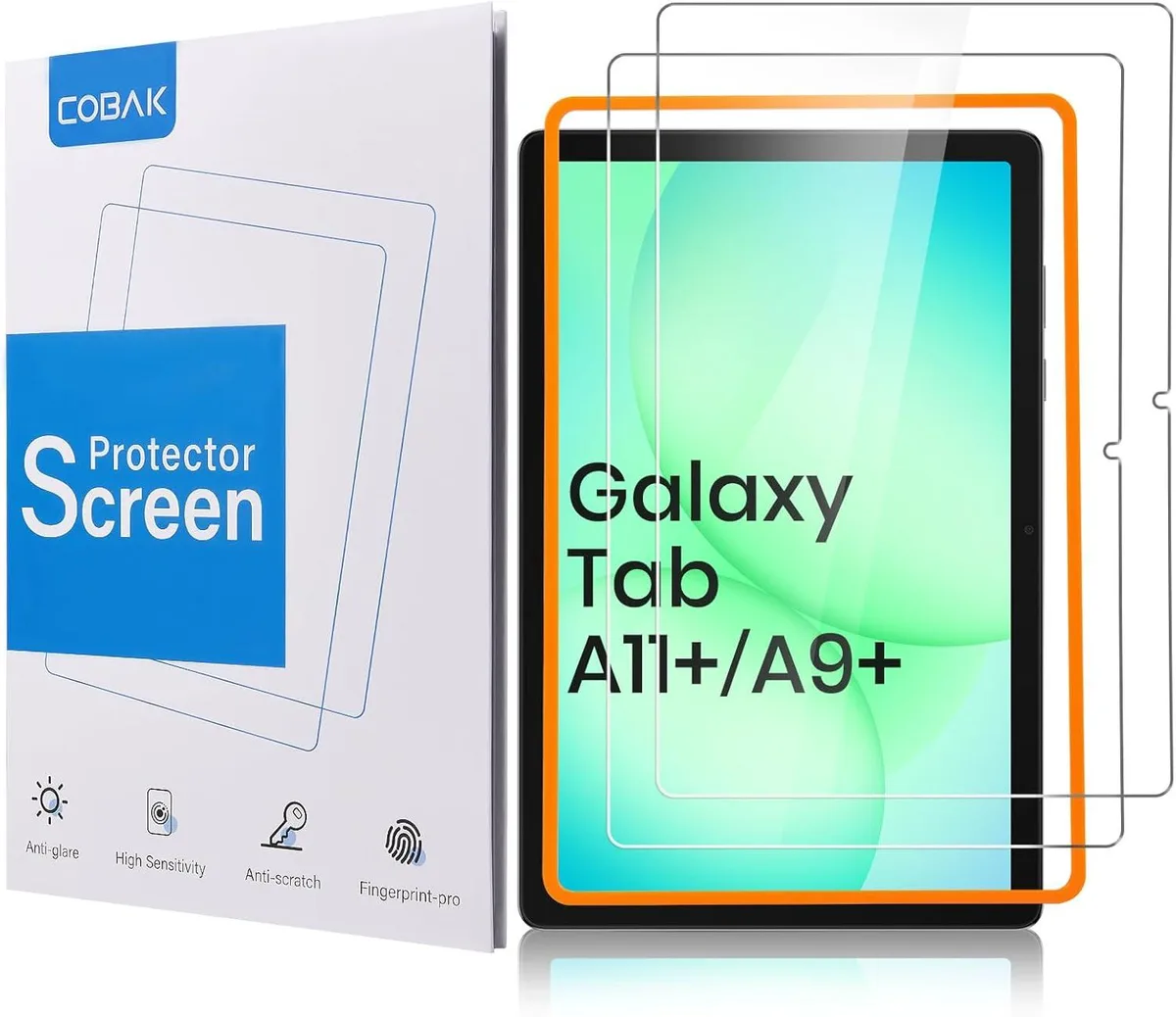 Leelbox Leelbox 2-Pack Tempered Glass Screen Protector for Samsung Galaxy Tab A11 Plus 2025 / Tab A9 Plus 2023 11-inch — product photo