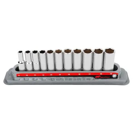 Ingersoll/Rand INGERSOLL-RAND 752049X 11 Piece 3/8 Inch Drive Deep Socket Set — product photo