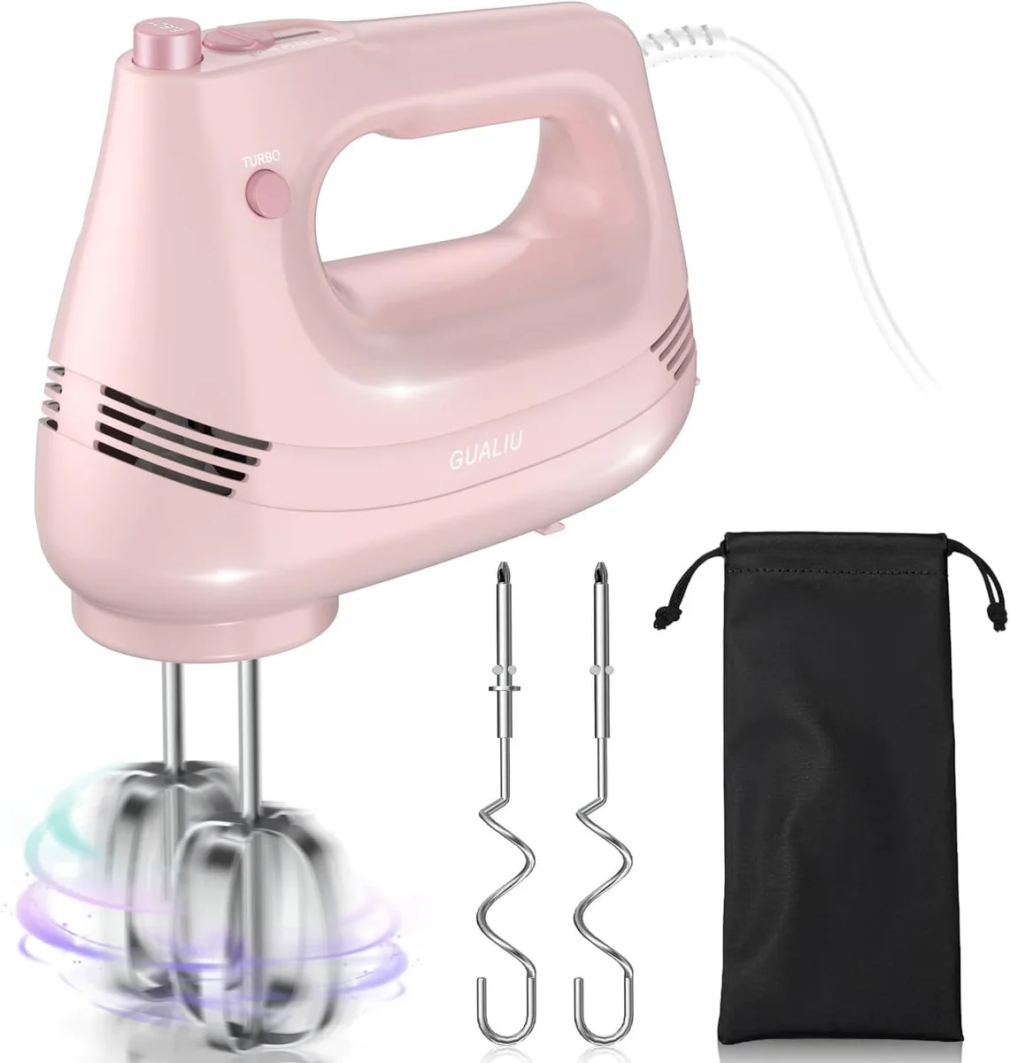OmniTrade OmniTrade Pink Hand Mixer 18D x 14.5H cm — product photo