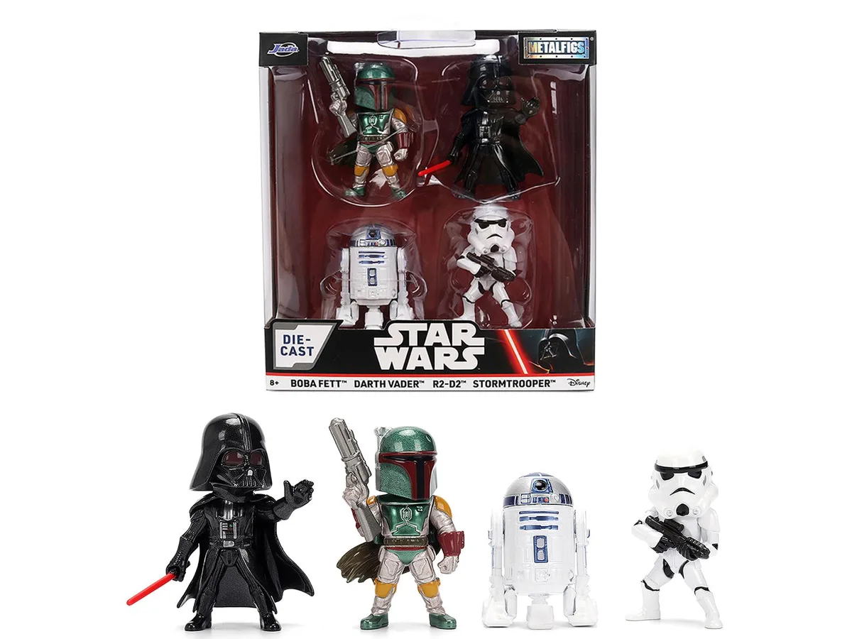 Jada Jada Star Wars Metalfigs Set of 4 Diecast Figures 2.5 inch — product photo