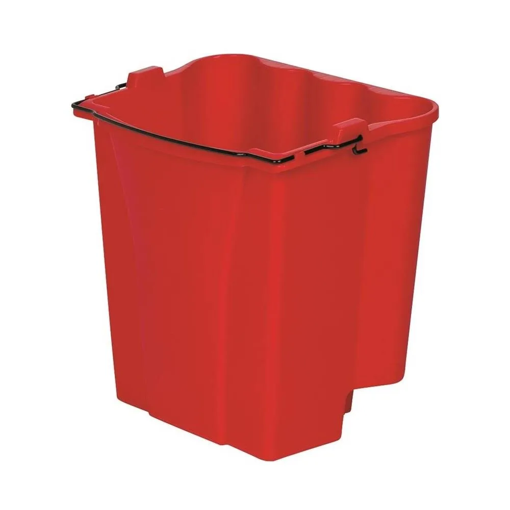 Rubbermaid Rubbermaid 2064907 WaveBrake 2.0 Dirty Water Bucket 18 qt Red — productfoto