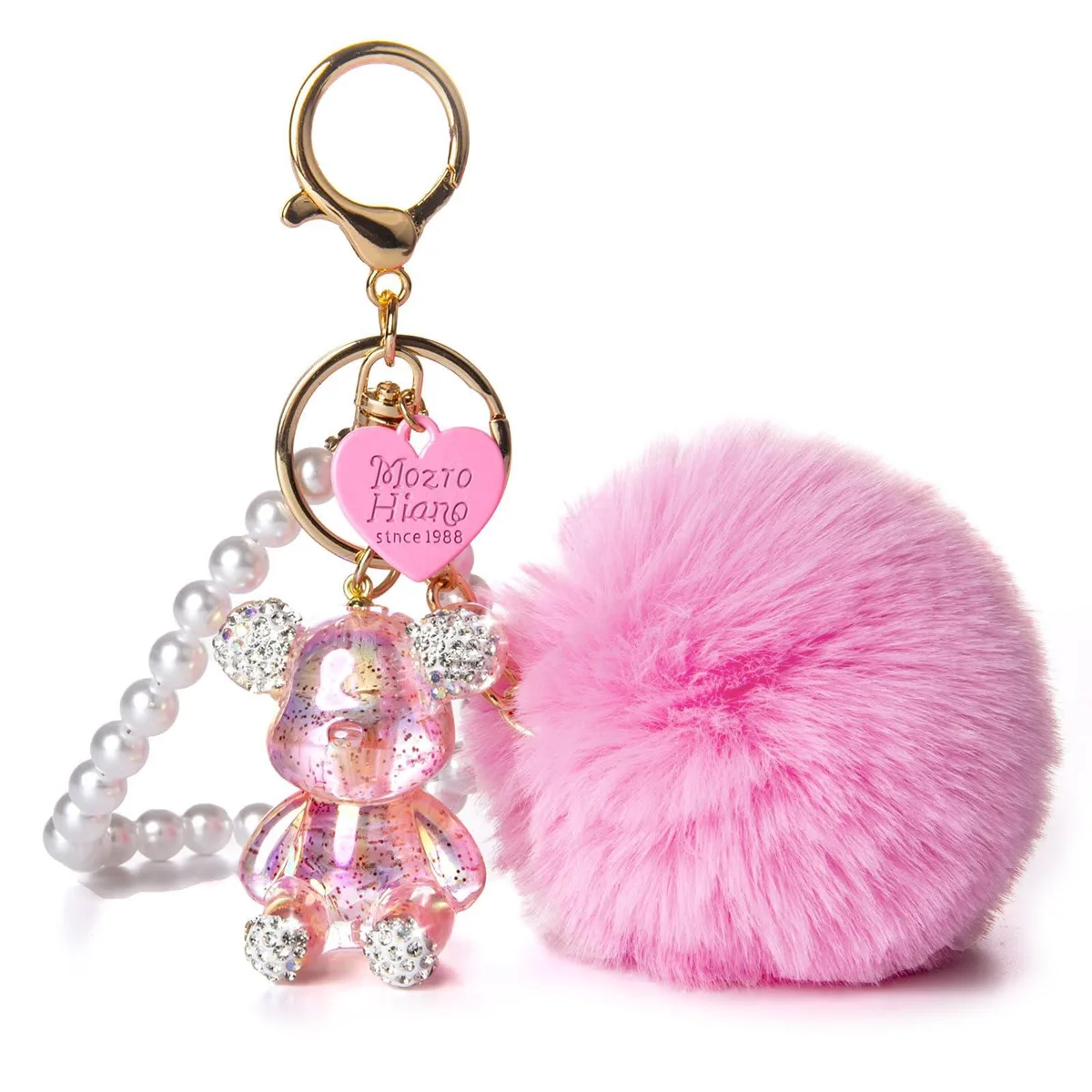  Viator Gear Bling Bear Keychain Black 3.5 in — product photo
