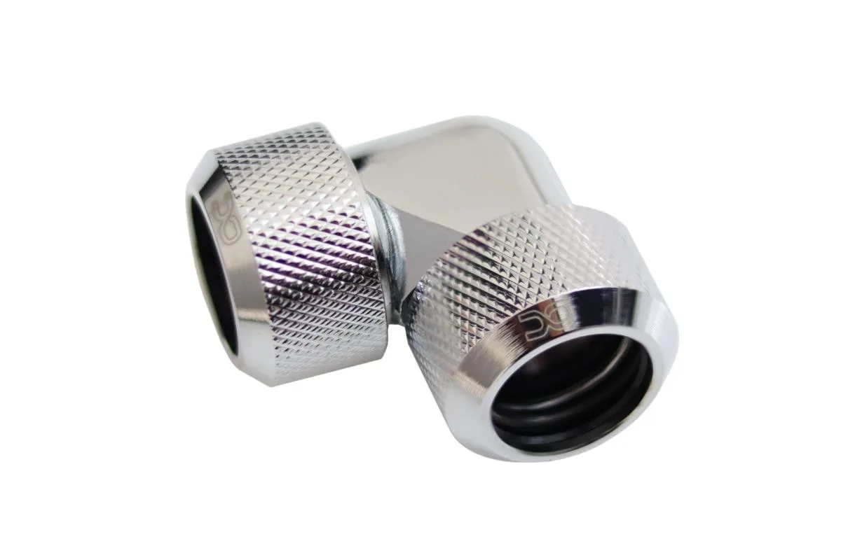 Alphacool Alphacool 1013357 90° Rotary Hard-Tube Fitting 16mm OD Chrome — product photo