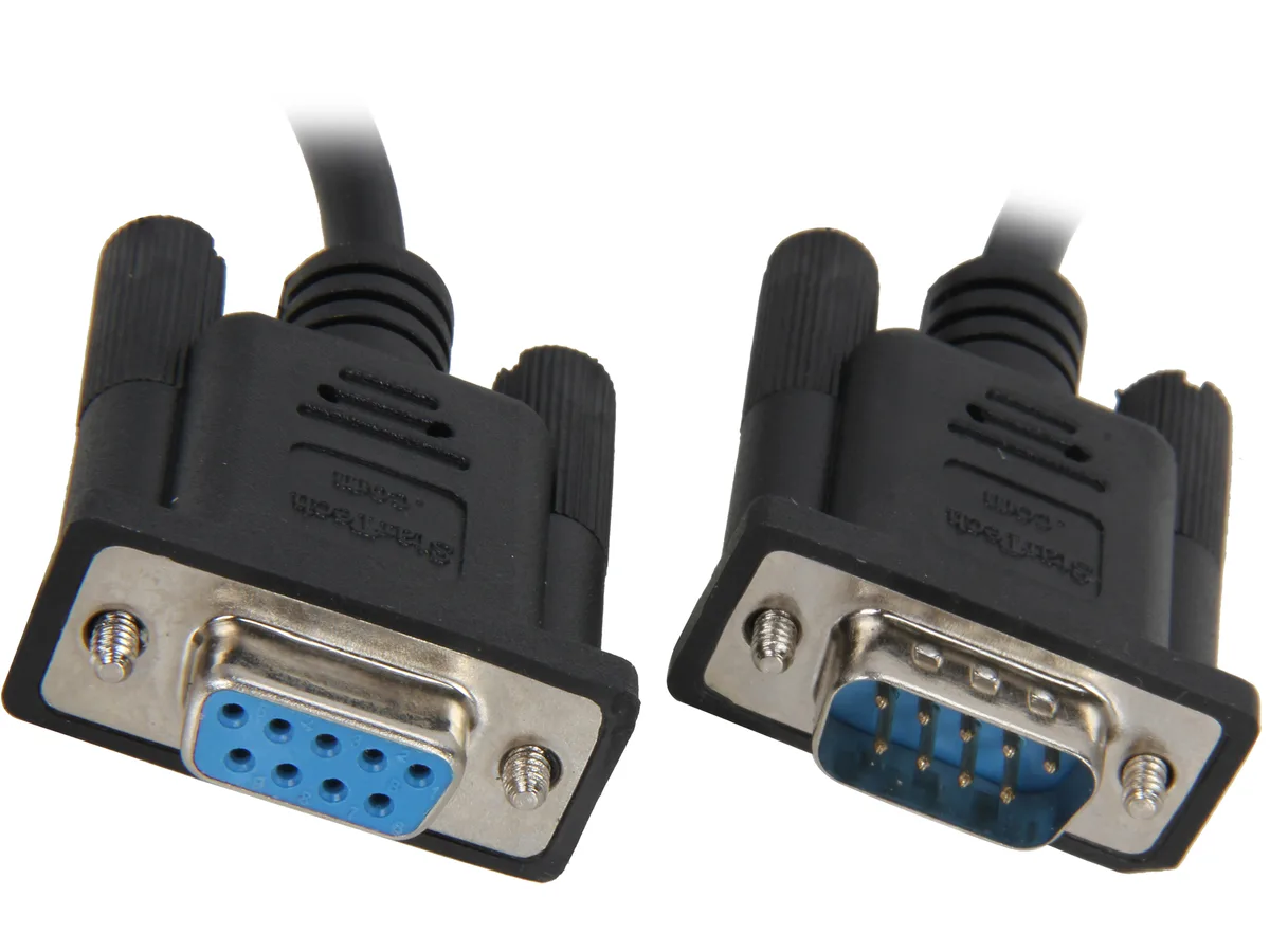 STARTECH STARTECH SCNM9FM2MBK 2m DB9 RS232 Null Modem Cable F/M Black — product photo