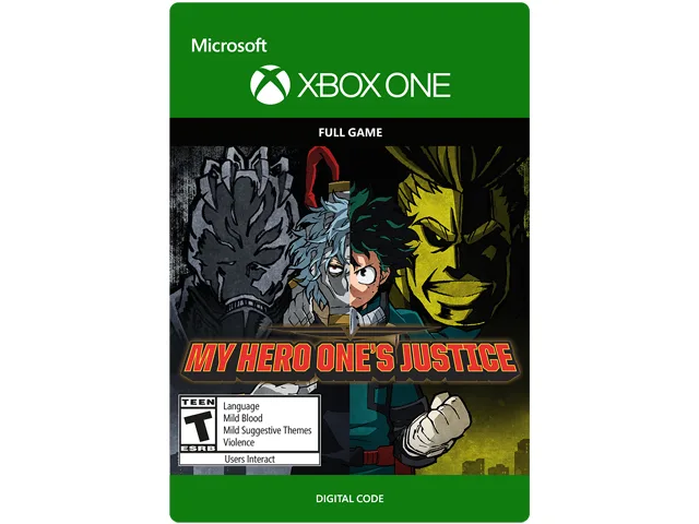 Bandai Namco Entertainment America Inc Bandai Namco Entertainment America Inc G3Q-00545 My Hero One's Justice Xbox One downloadable game — product photo
