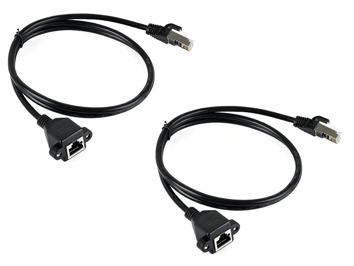 LORDWORLD LORDWORLD CAT.5e Ethernet Extension Cable 1m 1000Mbps 2 Pack — product photo